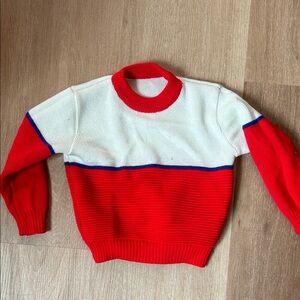 Kids Red and White Sweater